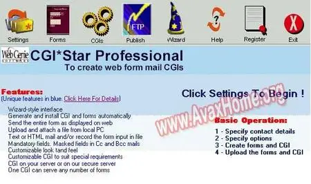 WebGenie CGI Star Professional v5.19