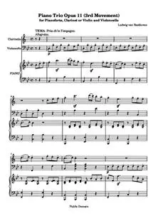 BeethovenLv - Piano Trio Opus 11 (3rd Movement)
