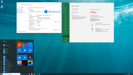 Windows 10 Pro 19H2 1909 Build 18363.719 + Office Professional Plus 2019 Integrated