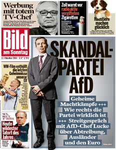 Bild am Sonntag, 12. Oktober 2014