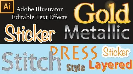Design Editable Text Effect in Illustrator