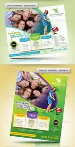 GraphicRiver Eco Cleaning Service Flyer Ad