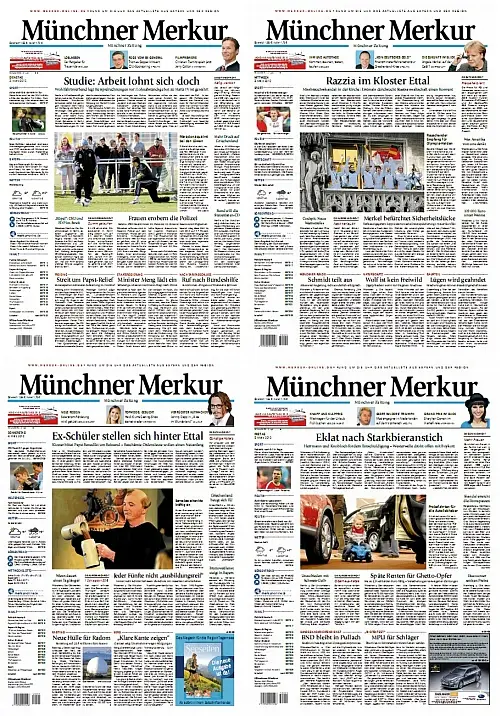 Münchner Merkur vom 2. März 2010 + 3. März 2010 + 4. März 2010 + 5. März 2010