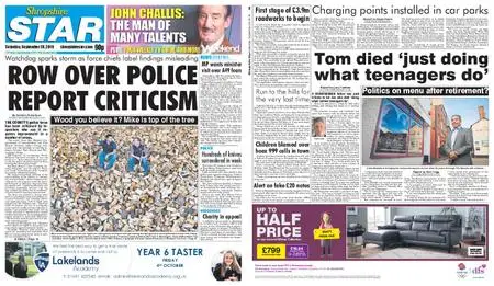 Shropshire Star Shrewsbury Edition – September 28, 2019