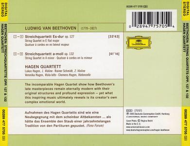 Hagen Quartett - Beethoven: String Quartets Op. 127 & 132 (2005)