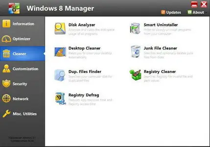 Yamicsoft Windows 8 Manager 2.2.7
