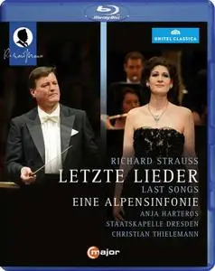 Christian Thielemann, Staatskapelle Dresden, Anja Harteros - Strauss: Vier letzte Lieder & Eine Alpensinfonie (2014) [Blu-Ray]