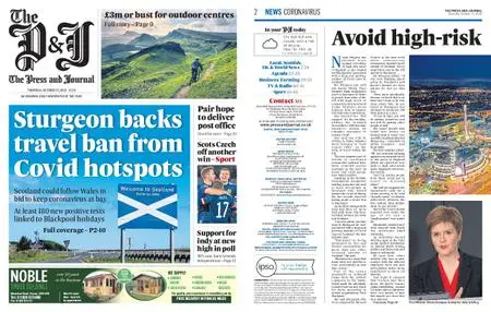 The Press and Journal Highlands and Islands – October 15, 2020