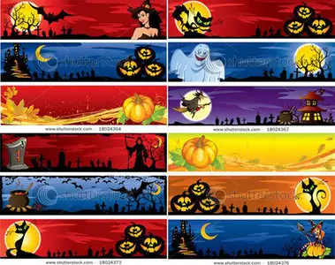 SS Halloween banners