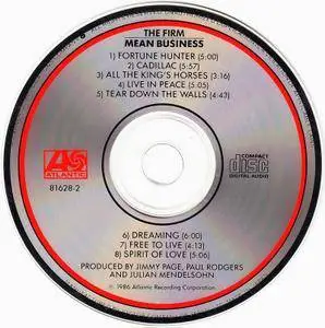 The Firm - Mean Business (1986)