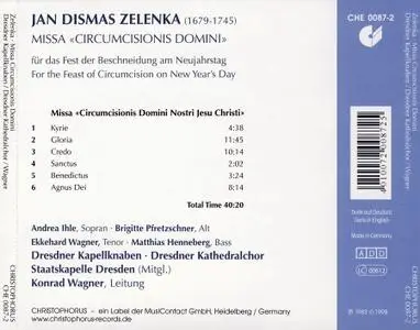 Konrad Wagner - Jan Dismas Zelenka: Missa "Circumcisionis Domini Nostri Jesu Christi" (1998)