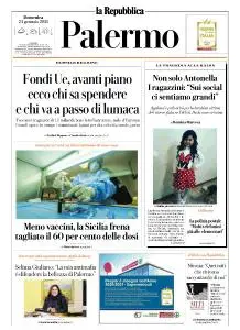 la Repubblica Palermo - 24 Gennaio 2021