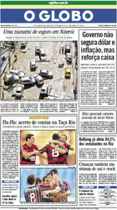 Jornal O Globo - 18 de abril de 2011