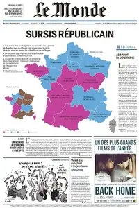 Le Monde et Supplément du Mardi 15 Décembre 2015