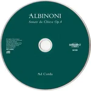 Ad Corda - Tomaso Albinoni: Sonate da Chiesa Op. 4 (2011)
