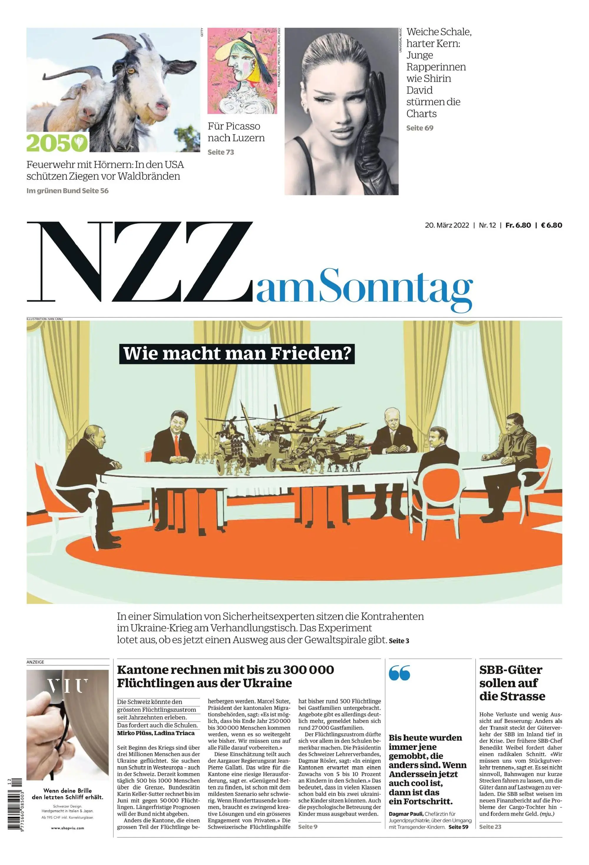 NZZ am Sonntag – 20. März 2022