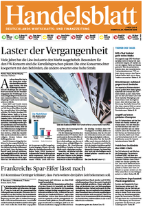 Handelsblatt vom Dienstag, 24. Februar 2015