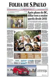 Jornal Folha de São Paulo - 24 de agosto de 2013 - Sábado