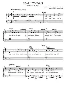 Learn To Do It - Anastasia (Easy Piano)