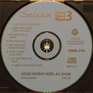 Nusrat Fatah Ali Khan - Salaam: Mast Must Mast 3 Vol. 68 (1998) {Oriental Star Agencies Ltd.}