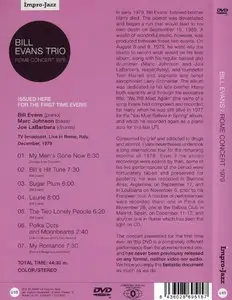 Bill Evans - Live '64-'75 (2006) + Rome Concert 1979 (2006) [2xDVD5] [repost]