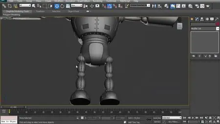 High Poly Robot Modeling For Games in 3ds Max