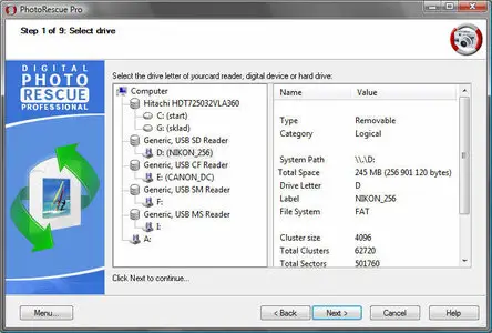 Essential Data Tools PhotoRescue Pro 6.7 build 939