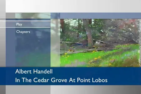 Albert Handell - In the Cedar Grove at Point Lobos [repost]