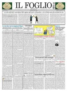 Il Foglio - 18 Ottobre 2016