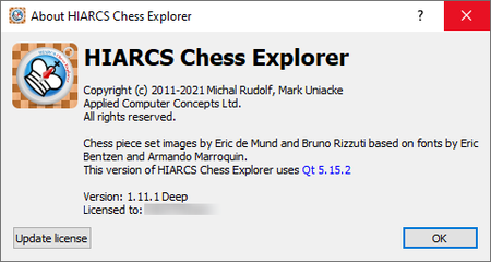 Deep HIARCS Chess Explorer v1.11.1 Multilingual (Win / macOS)