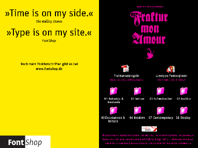 Fraktur Mon Amour CD