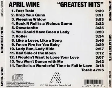 April Wine - Greatest Hits (1991)