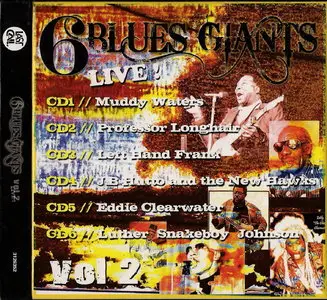 6 Blues Giants Live, Vol. 2 (2007) 6 CD Box Set [Re-Up]