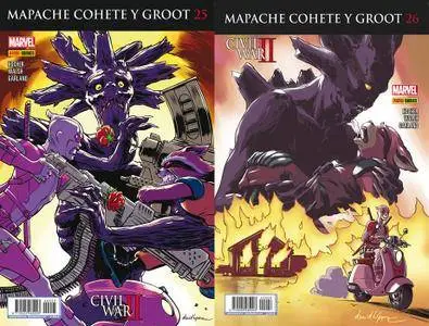 Mapache Cohete y Groot #25-26 Civil War II