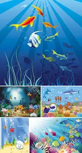 Underwater World Vector