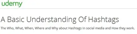 A Basic Understanding Of Hashtags