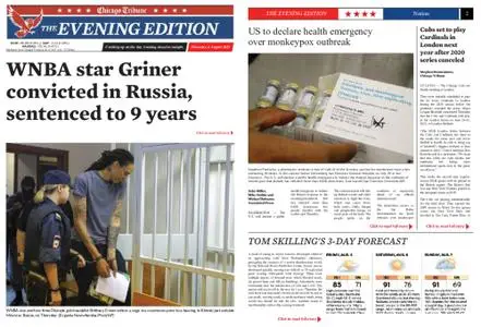 Chicago Tribune Evening Edition – August 04, 2022