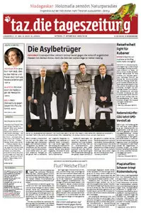 Tageszeitung TAZ vom 17 Oktober 2012
