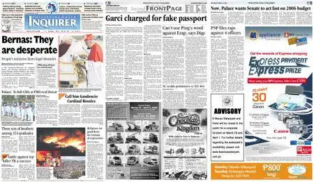Philippine Daily Inquirer – March 25, 2006