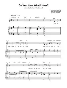 Christmas Sheet Music - Do You Hear What I Hear