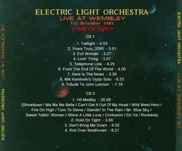 Electric Light Orchestra - Hold On Tight (1981)