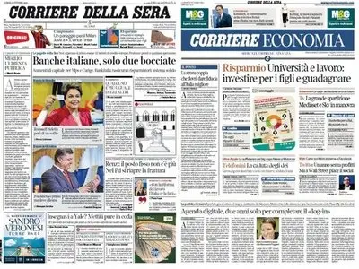 Il Corriere della Sera (27-10-14) + Corriere Economia