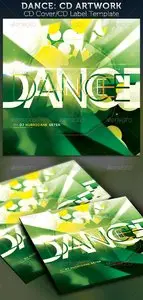 GraphicRiver Dance: CD Cover Artwork Template
