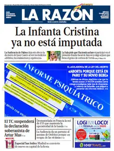 La Razón - Miércoles, 8 De Mayo De 2013