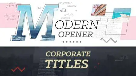 Modern Opener - Corporate Titles - Project for After Effects (VideoHive)