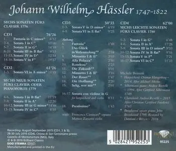 Michele Benuzzi - Johann Wilhelm Hässler: Keyboard Sonatas [4 CDs] (2016)