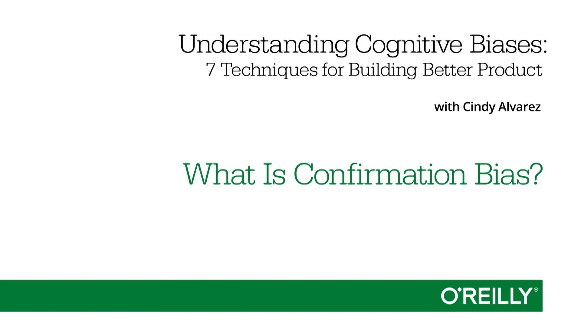 Learning Path: Understanding Cognitive Biases