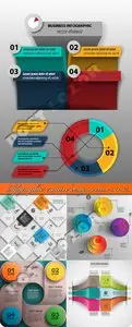 Infographic creative design vector set 173