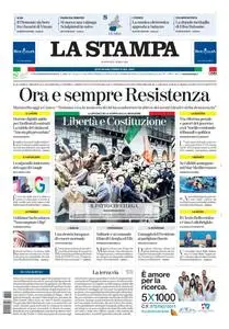 La Stampa Cuneo - 25 Aprile 2023