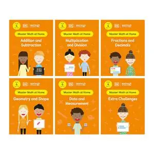 Math - No Problem! Collection of 6 Workbooks, Grade 4 Ages 9-10 (Master Math at Home)